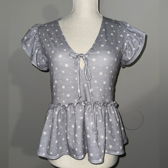 Altard state grey star print top - Picture 1 of 2